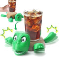 Turtle Cup Holder Coaster, 3D Funny Expression Turtle Coasters, Turtle Cup Holder, Coaster for Tea, Coffee and Wine Glasses, Home Decor and Kitchen Accessories (Green) (1)
